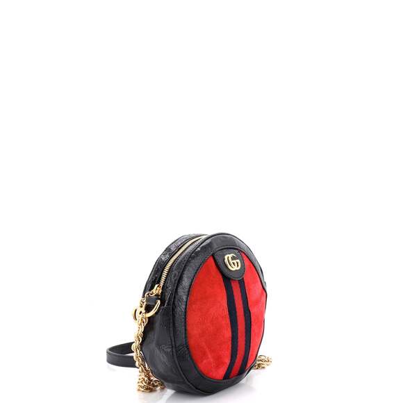 Gucci Ophidia Round Shoulder Bag Suede #215094G81B - Picture 2 of 7